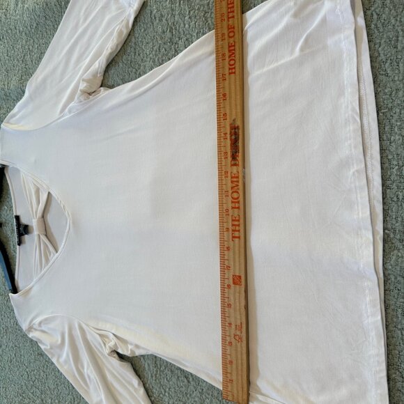 New - No Tags - Michael Tyler White Bow Tie Shirt - Size L - Picture 8 of 9